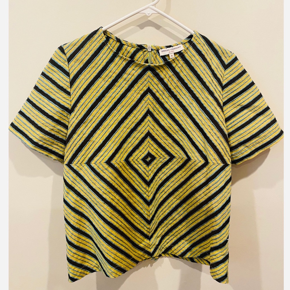 Open Ceremony neon blouse